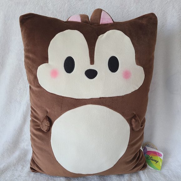 Disney - Chip & Dale - CHIP Marshmallow Square Hug Cushion - Picture 1 of 3